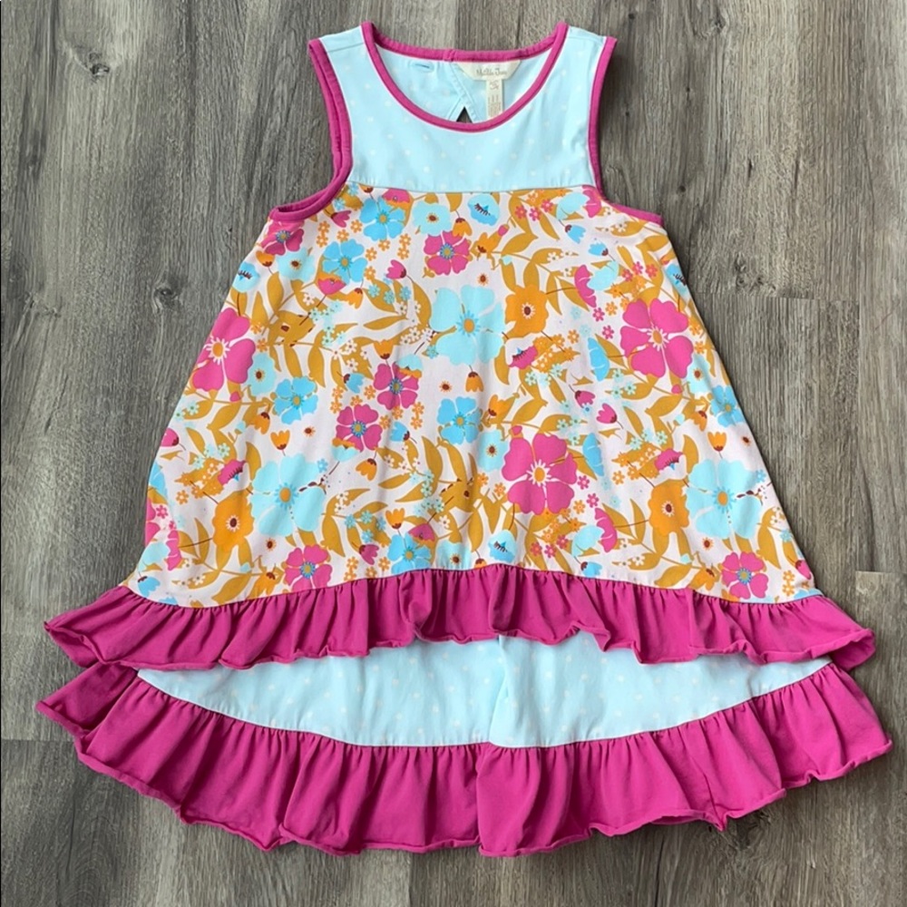 Matilda Jane Girls 10 Floral Dress EUC